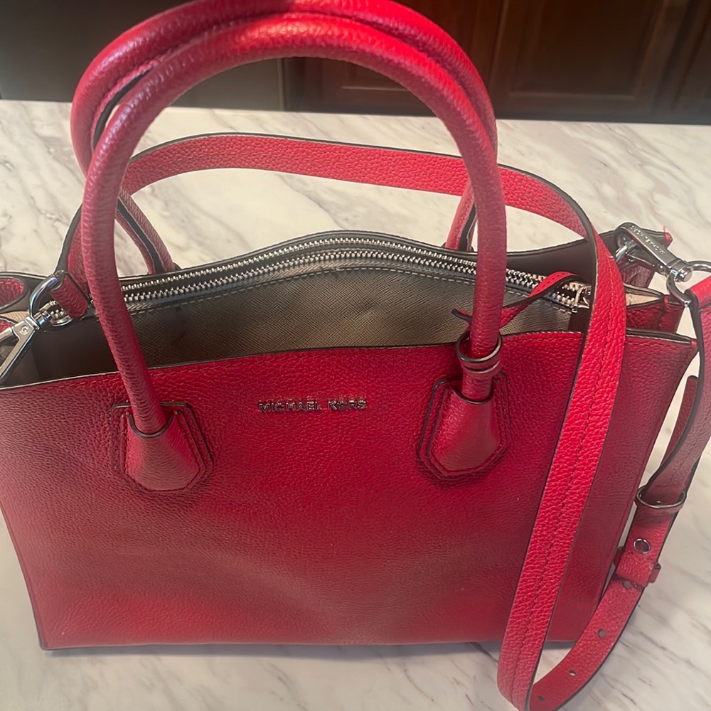 Michael Kors, red purse